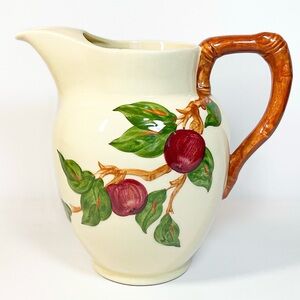FRANCISCAN Earthenware Red Apple Pitcher